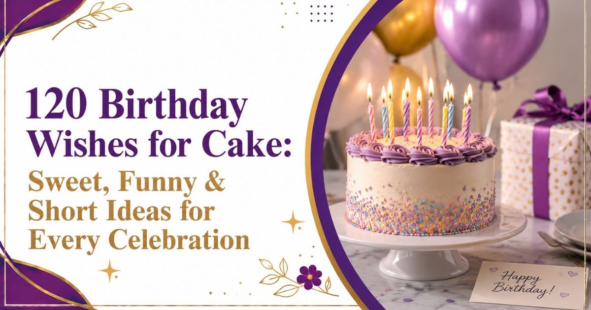 Birthday Wishes for Cake