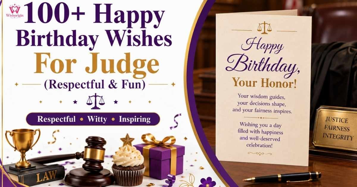 Happy Birthday Wishes For Judge