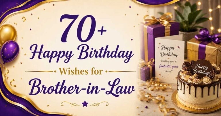 Happy Birthday Wishes for Brother-in-Law