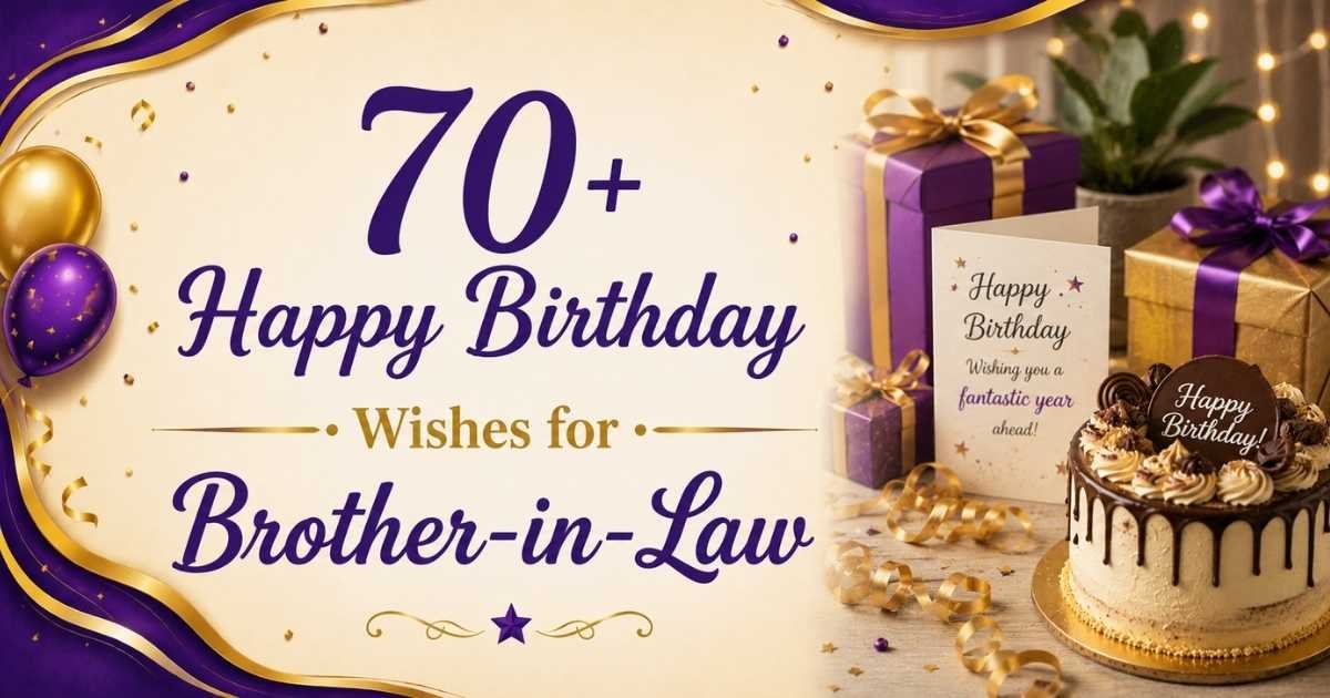 Happy Birthday Wishes for Brother-in-Law