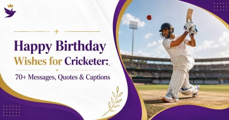 Happy Birthday Wishes for Cricketer
