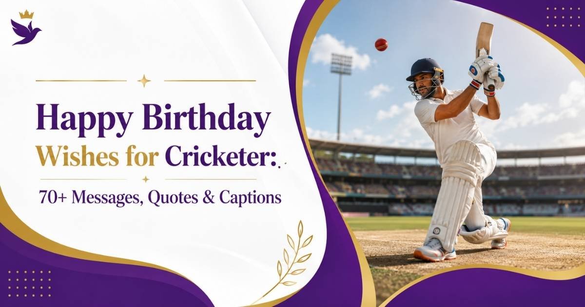 Happy Birthday Wishes for Cricketer