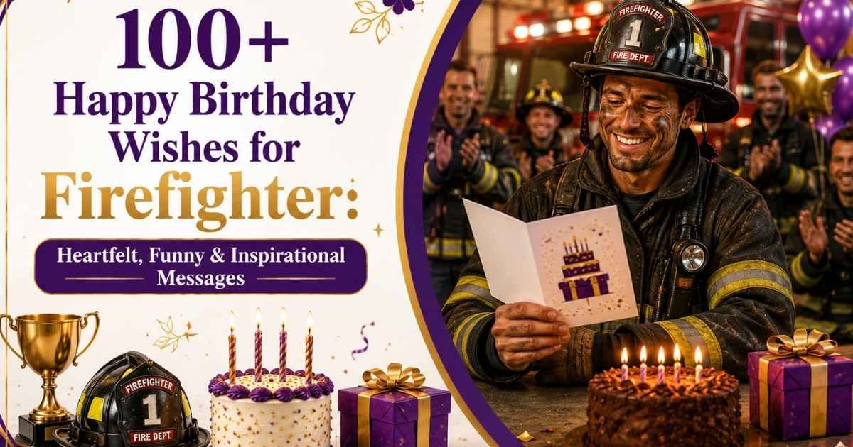 Happy Birthday Wishes for Firefighter