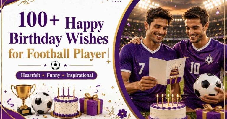 Happy Birthday Wishes for Football Player