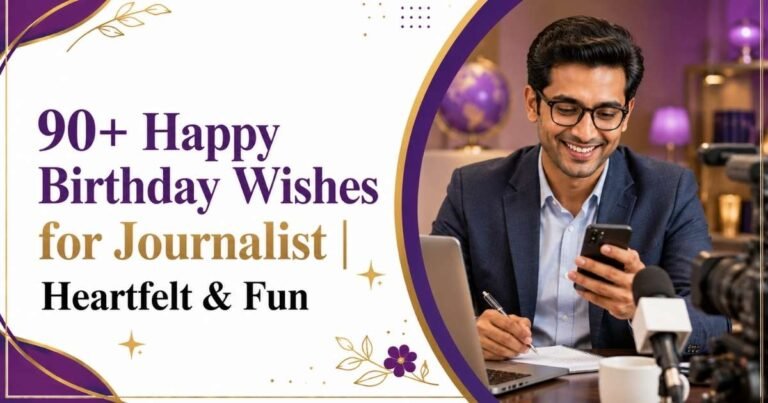 Happy Birthday Wishes for a Journalist
