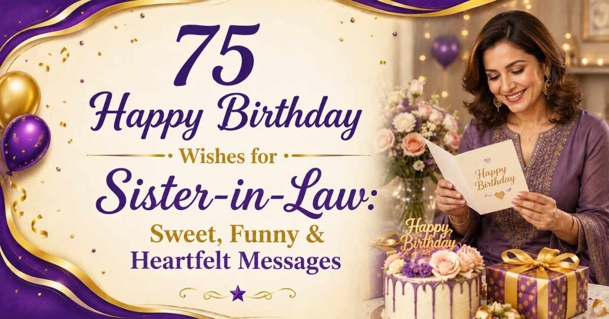 Happy Birthday Wishes for Sister-in-Law