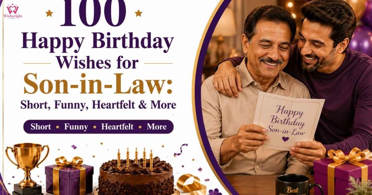 Happy Birthday Wishes for Son-in-Law