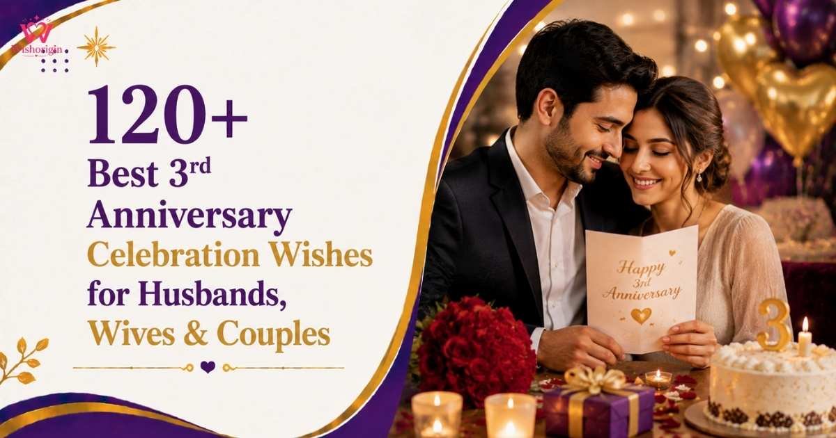 3rd Anniversary Celebration Wishes