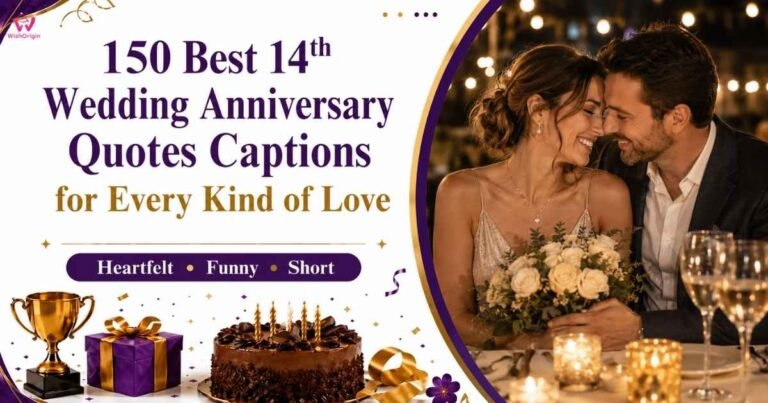 14th Wedding Anniversary Quotes Captions