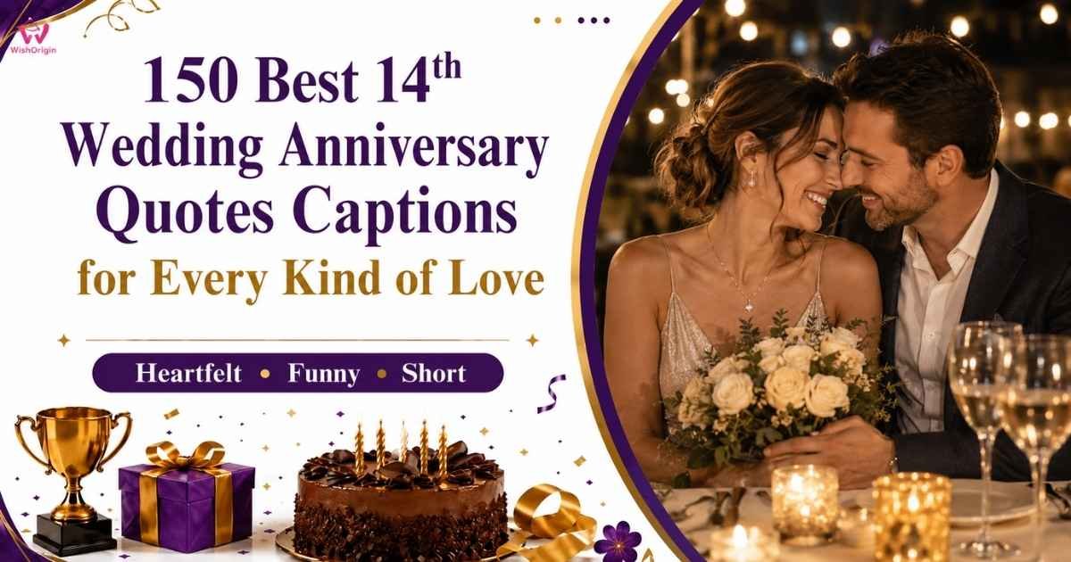 14th Wedding Anniversary Quotes Captions