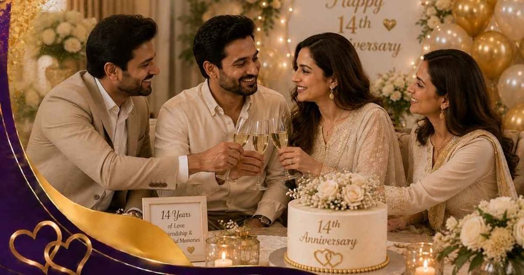 14th Wedding Anniversary Wishes for Friend