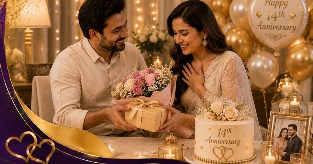 14th Wedding Anniversary Wishes for Wife