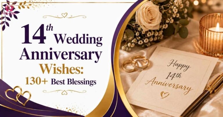14th Wedding Anniversary Wishes:130+ Best Blessings