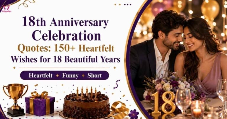 18th Anniversary Celebration Quotes