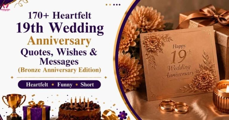 19th Wedding Anniversary Quotes