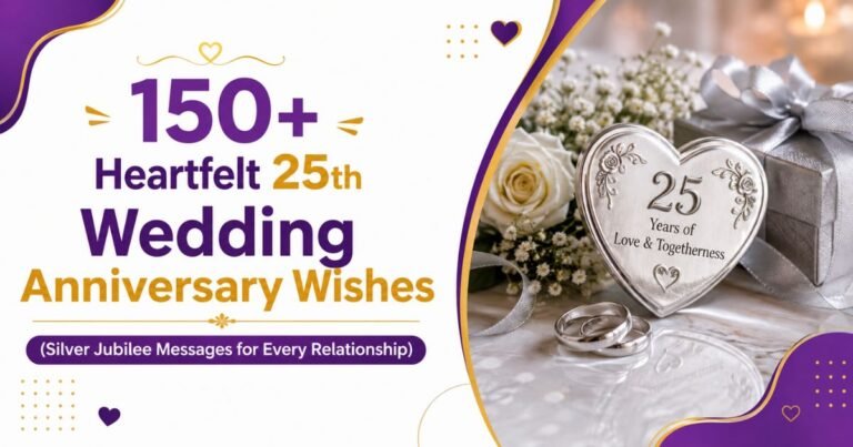 25th Wedding Anniversary Wishes