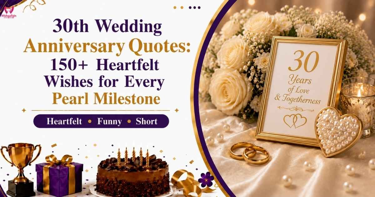30th Wedding Anniversary Quotes