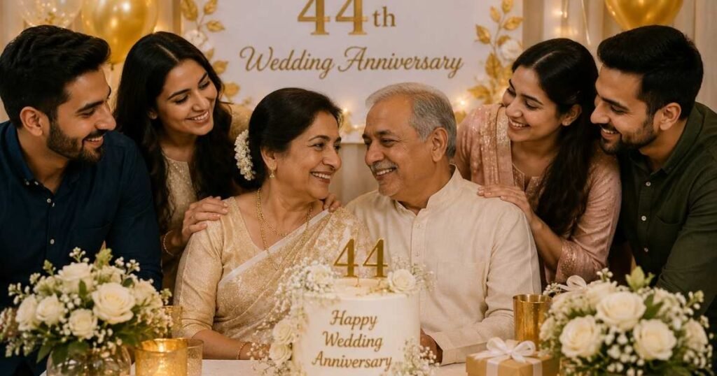 44th Wedding Anniversary Quotes for Parents