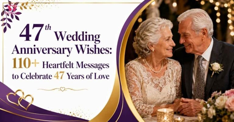 47th Wedding Anniversary Wishes: 110+ Heartfelt Messages to Celebrate 47 Years of Love