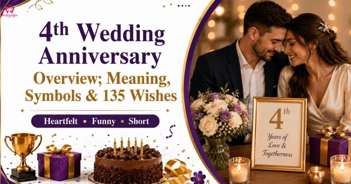 4th Wedding Anniversary Overview