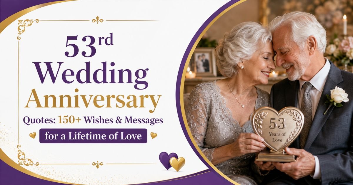 53rd Wedding Anniversary Quotes