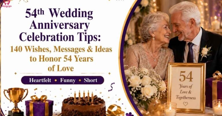 54th Wedding Anniversary Celebration Tips