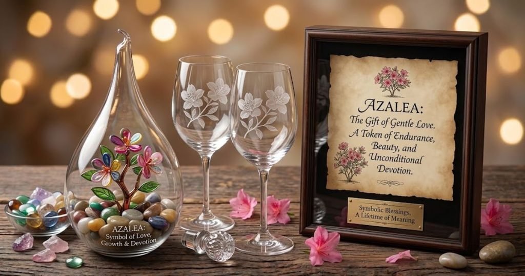 Azalea and Glass-Themed Gift Ideas (Symbolic Gifts)