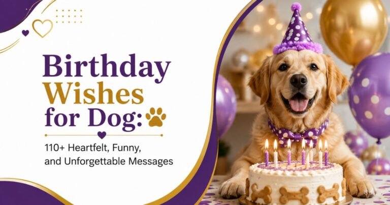 Birthday Wishes for Dog