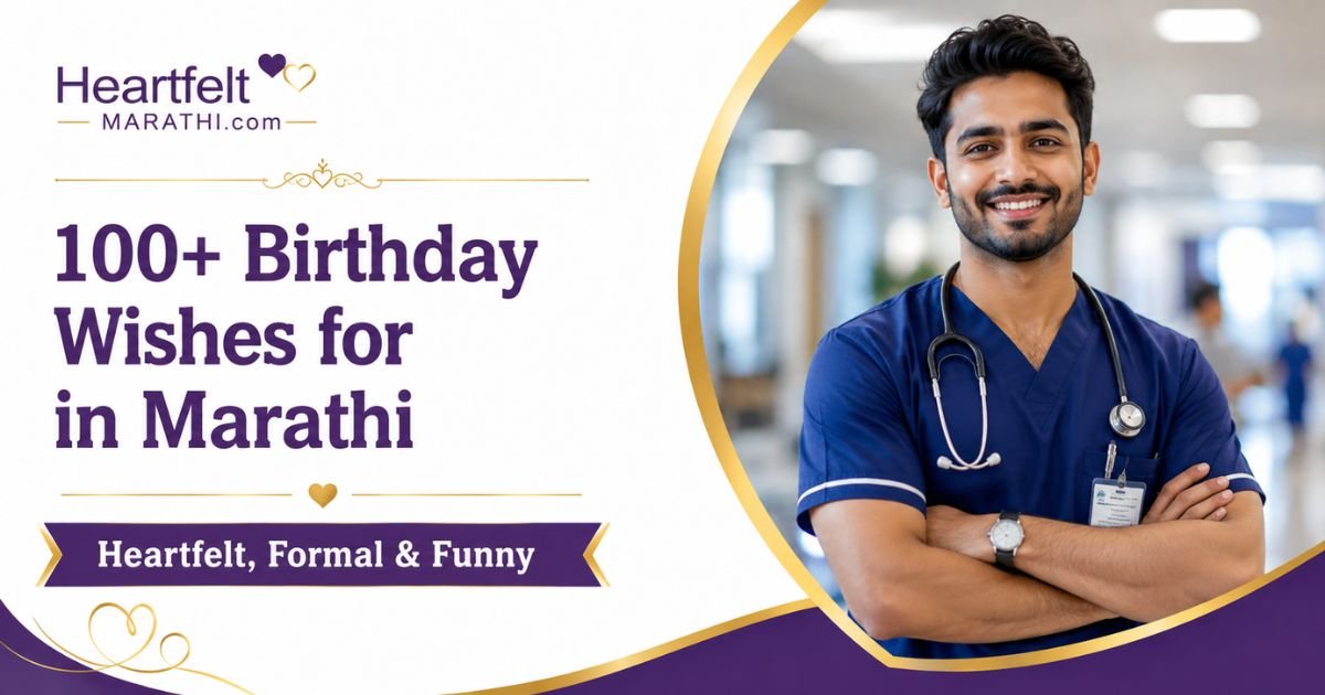 Birthday Wishes for Nurse in Marathi