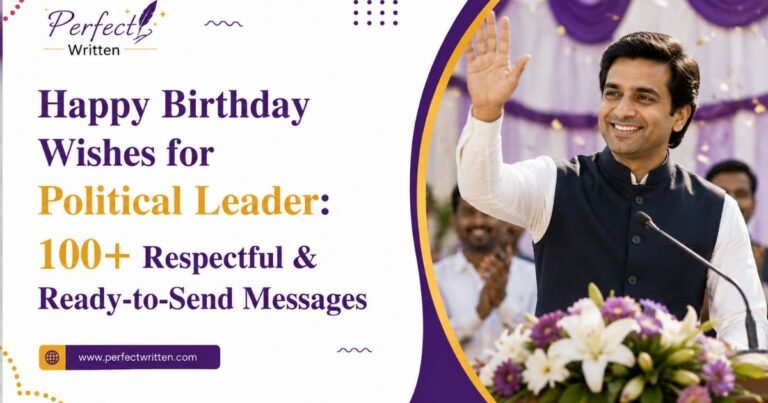 Happy Birthday Wishes for Political Leader