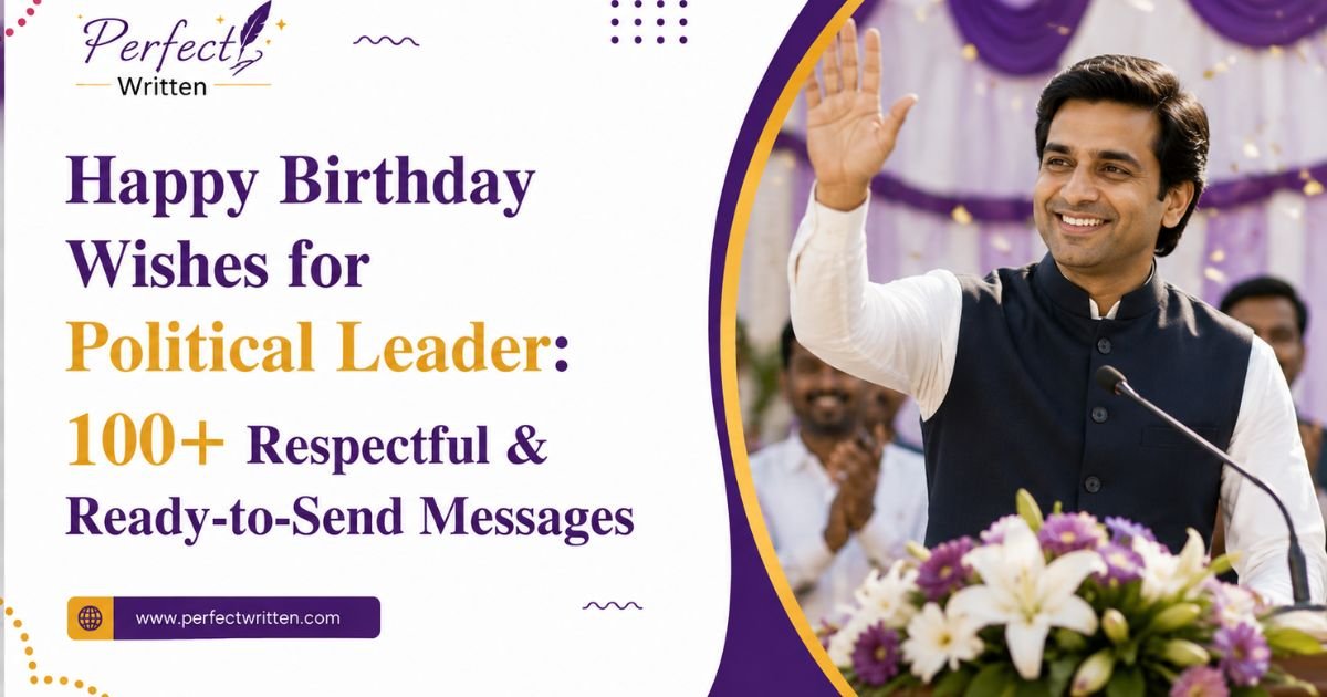 Happy Birthday Wishes for Political Leader