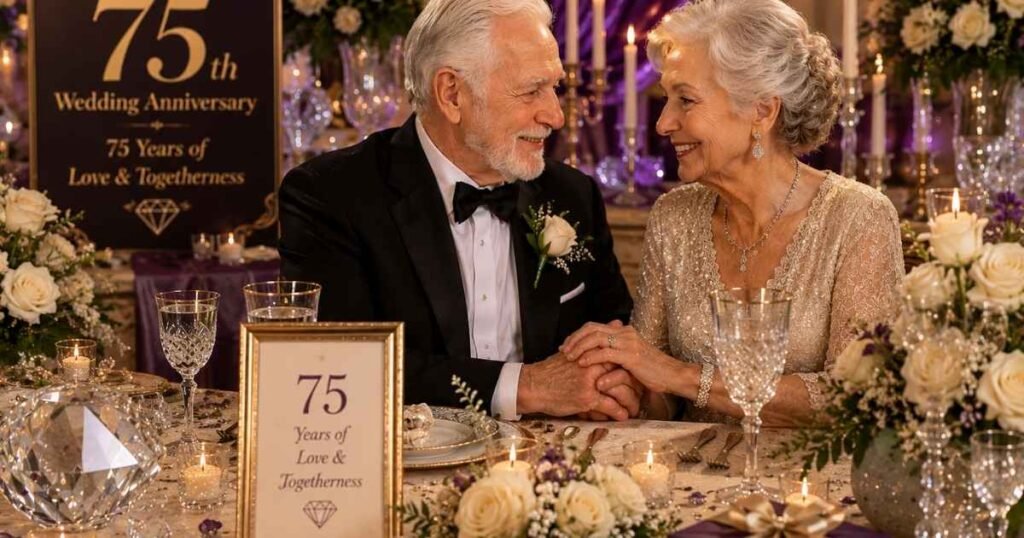 Formal & Elegant 75th Wedding Anniversary Wishes