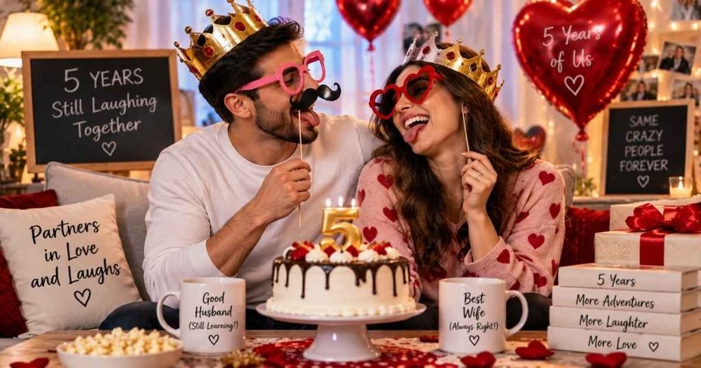 Funny 5th Anniversary Celebration Ideas