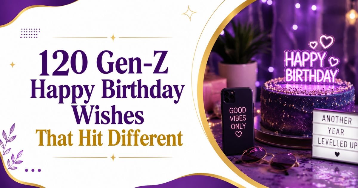 Gen-Z Happy Birthday Wishes