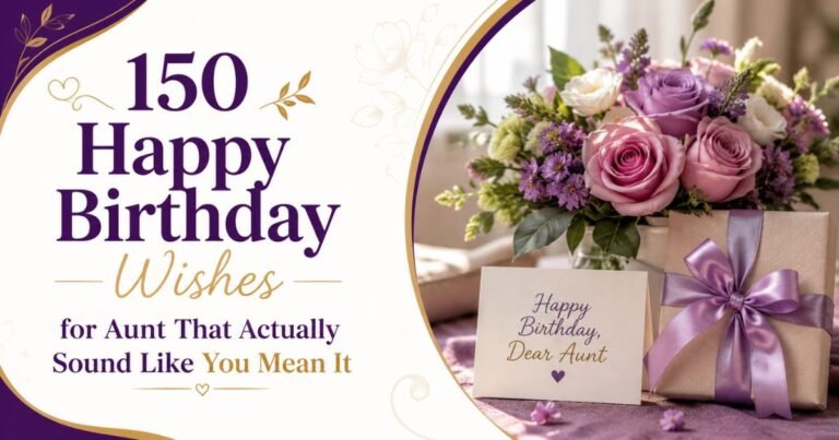 Happy Birthday Wishes for Aunt
