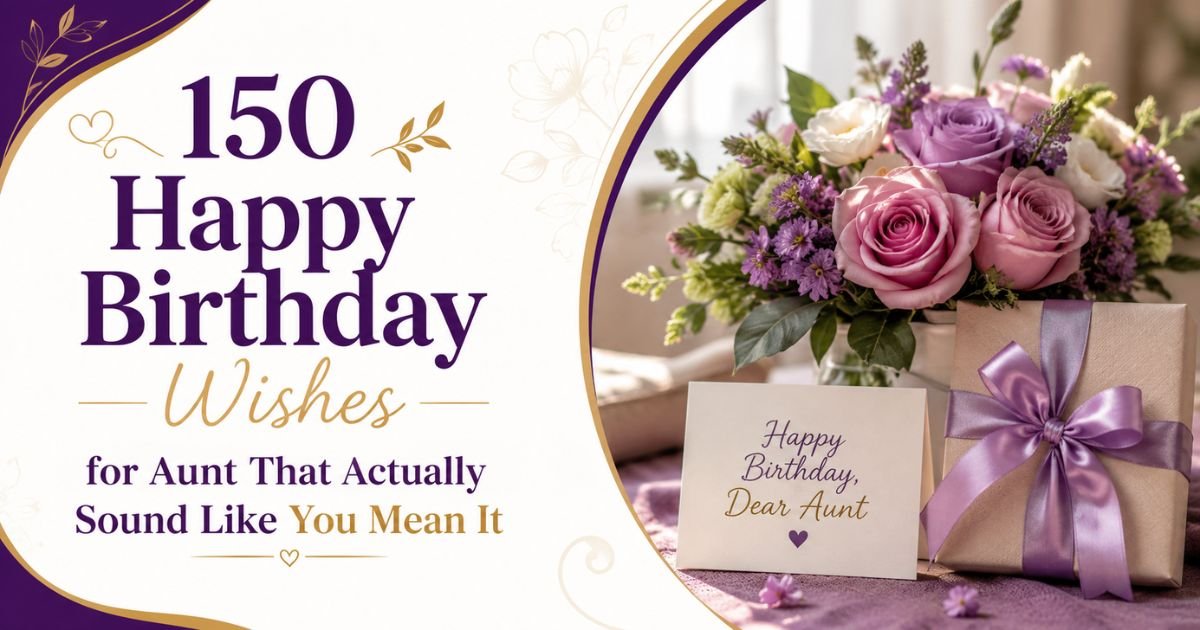 Happy Birthday Wishes for Aunt