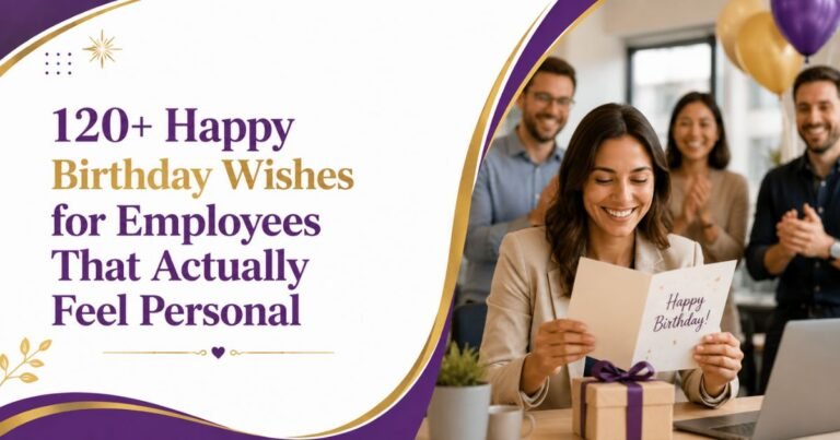 Happy Birthday Wishes for Employees