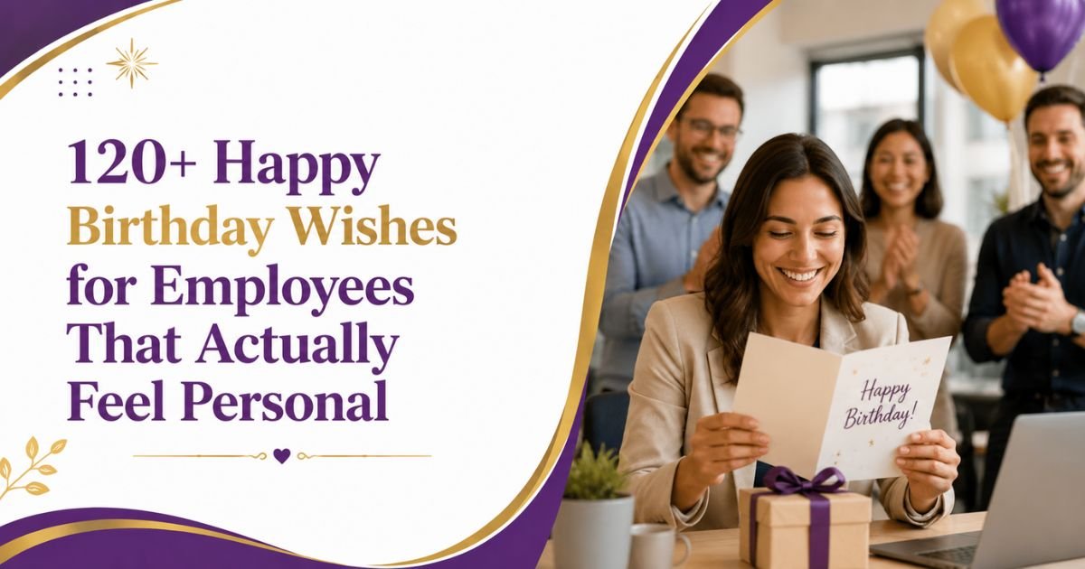 Happy Birthday Wishes for Employees