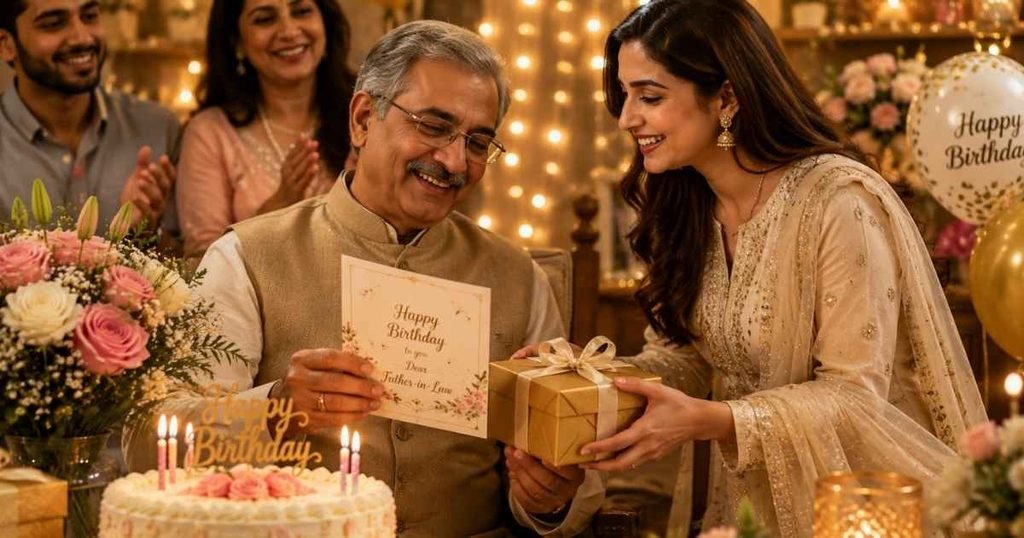 Happy Birthday Wishes for Father-in-Law from Daughter
