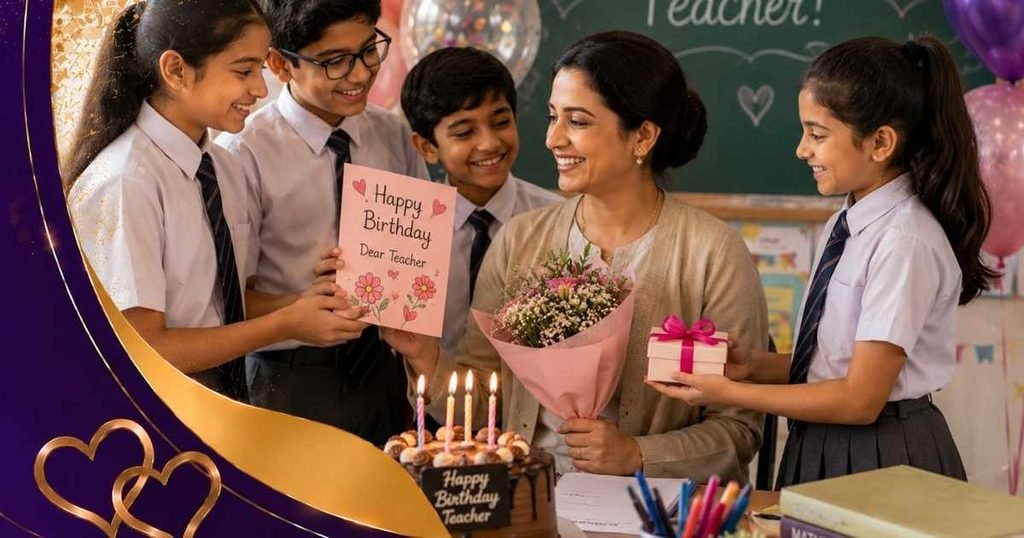 Happy Birthday Wishes for Teacher from Students