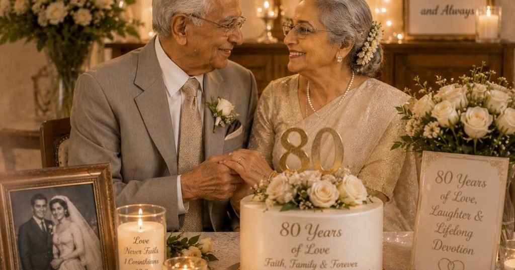 Spiritual 80th Wedding Anniversary Wishes