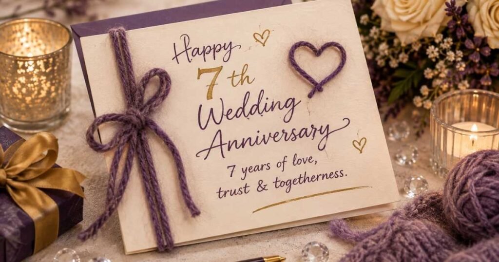Romantic 7th Wedding Anniversary Wishes