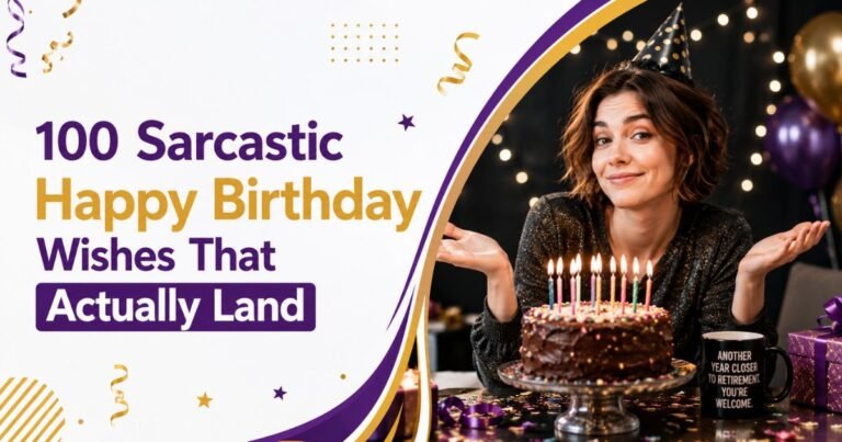 Sarcastic Happy Birthday Wishes