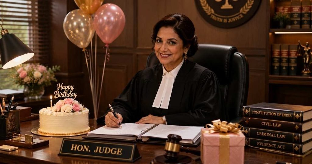 Short and Simple Happy Birthday Wishes for Judge