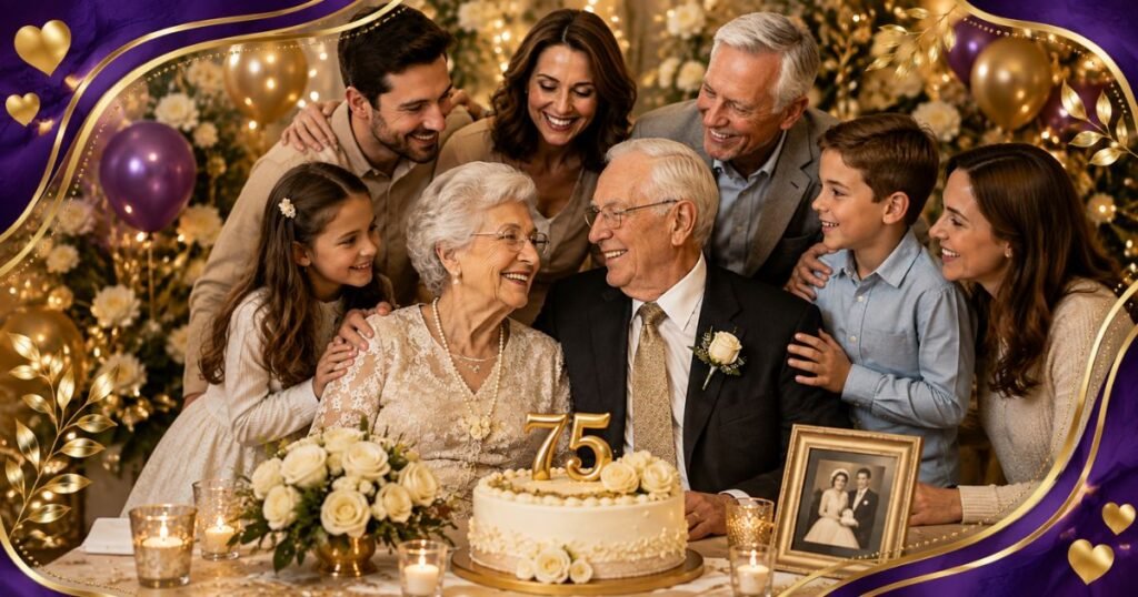 75th Wedding Anniversary Celebration