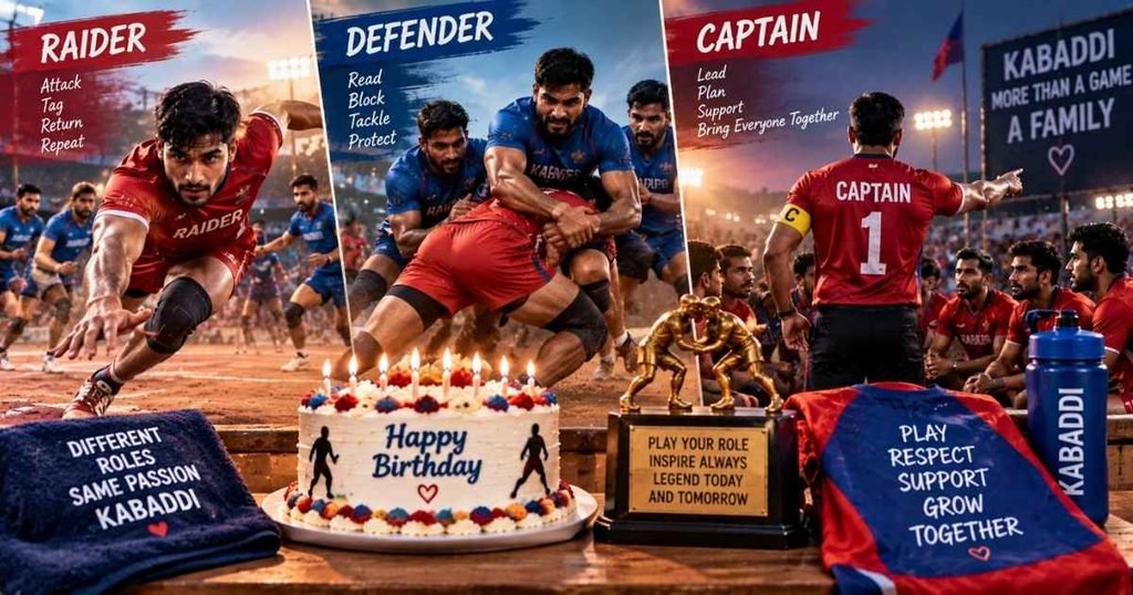 Birthday Wishes for Specific Kabaddi Roles
